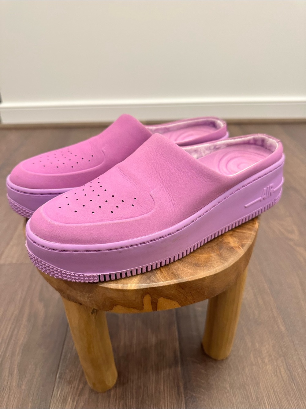 Nike Women’s Air Force 1 Lover XX 'Rush Fuchsia’ Pink Slip Ons, Size 8